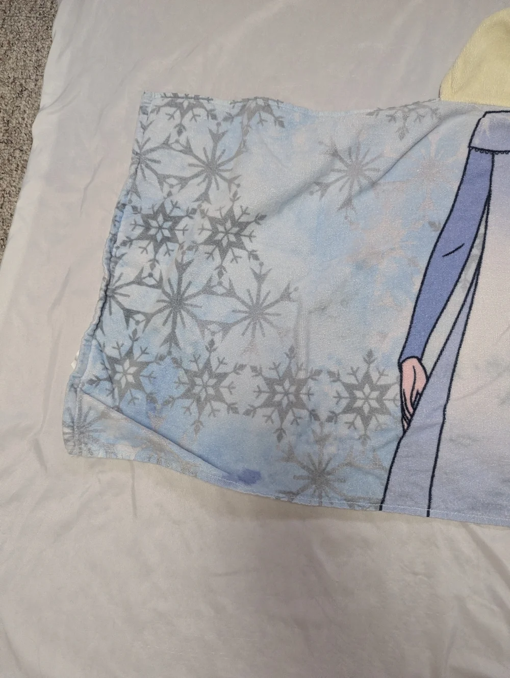 Disney Frozen 2 Elsa Hooded Toddler Kids Towel 100% Cotton Princess READ